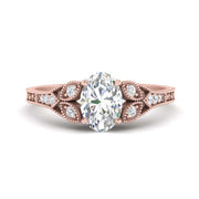 oval-shaped-milgrain-antique-lab-grown-diamond-ring-in-rose-gold-FD9816OVR-NL-RG